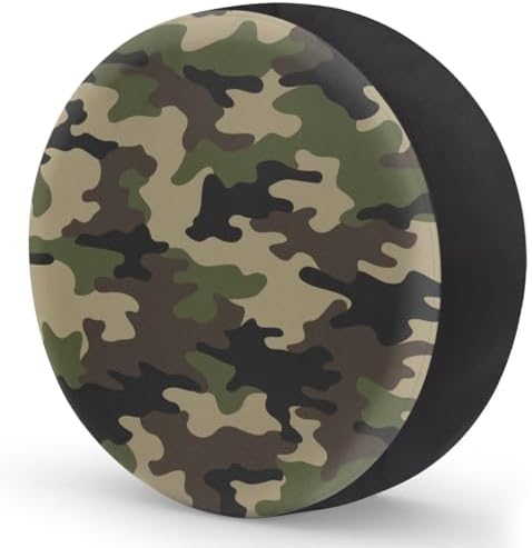Camo Spare Tire Cover Waterproof Dust-Proof Spare Wheel Covers - Image 2
