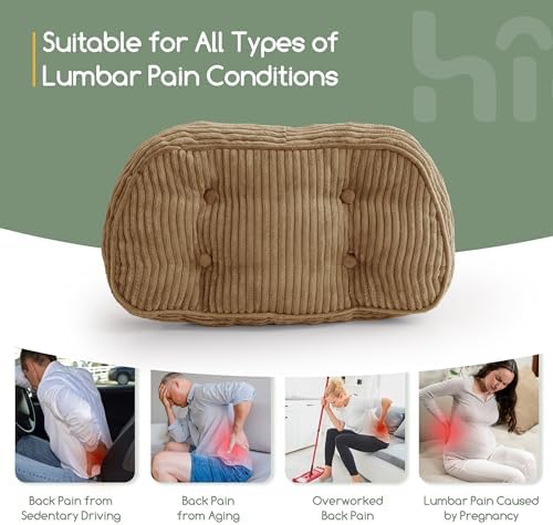 HIGOGOGO Lumbar Support Pillow for Recliner Chair/Accent Chair/Couch/Office - Image 6