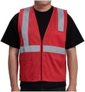AYKRM 2 Pocket Mesh High Visibility Reflective Safety Vest by AYKRM