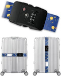 Veki Travel Luggage Straps for Suitcases, TSA Approved by Veki