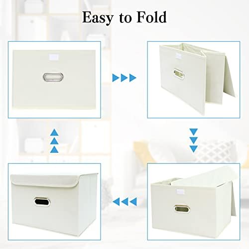 STOREONE Fabric Storage Cube Bins Foldable Organizer Container Collapsible - Image 6