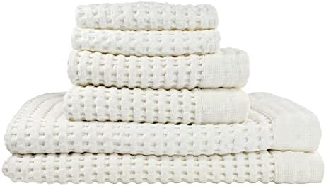 GILDEN TREE Waffle Towel Set Quick Dry Thin | 2 Bath Towels | 2 Hand Towels | 2 by GildenTree