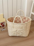 Storage Basket Boho Fabric Large Collapsible Floral Laundry Nursery Hamper by Ankick