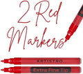 ARTISTRO Red Acrylic Paint Markers by ARTISTRO