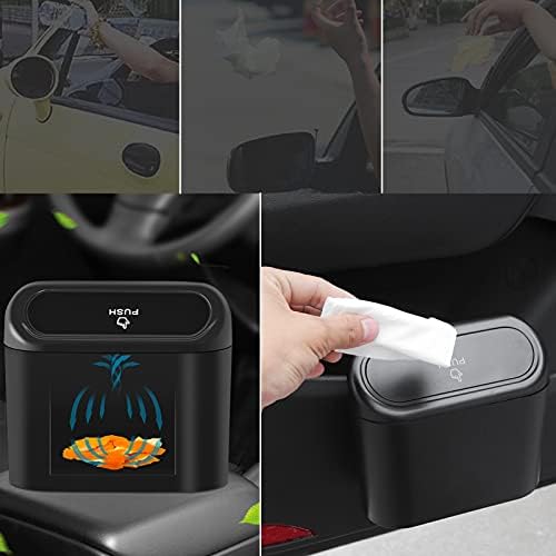 Car Trash Can Bin with Lid - Image 3