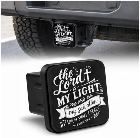 2" Hitch Cover Bible Verse Rubber Towing Hitch Covers Hitch Protector by Unknown