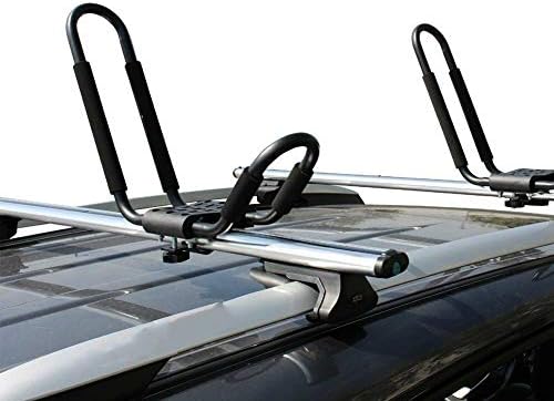 Tbest Kayak Carrier Rack Set Roof Top Mount J Shape Kayak Roof Rack Canoe Boat - Image 5