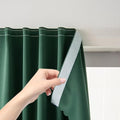 Blackout Curtains for Bedroom Stick On Curtains Window Shades Pull Down by Sovtfides