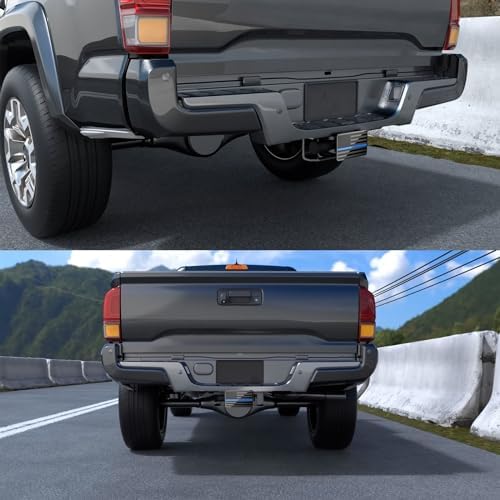 Blue Line American Flag Metal Trailer Hitch Cover - Image 5