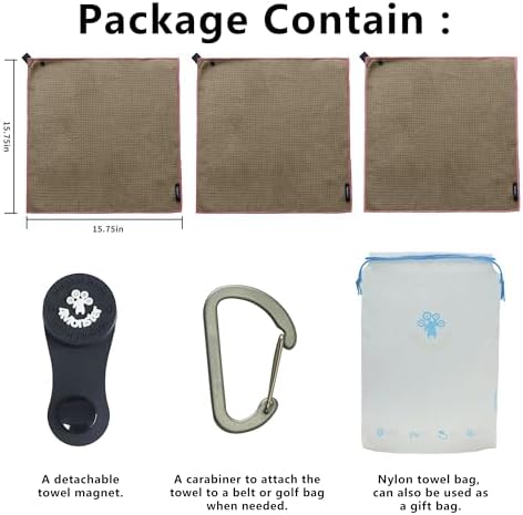 4Monster Golf Towels 3-Pack - Image 4