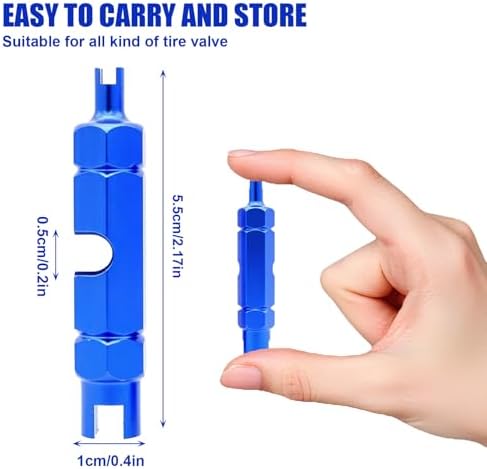 NEWHOOK 2 Pack Presta Valve Core Removal Tool Multi-Functional Bicycle Tire - Image 4