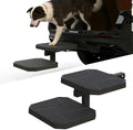 Dual-Step Foldable Pet Hitch Step, Foldable Two-Tier Flip-Out Dog Stairs Fits by KOKSHELY
