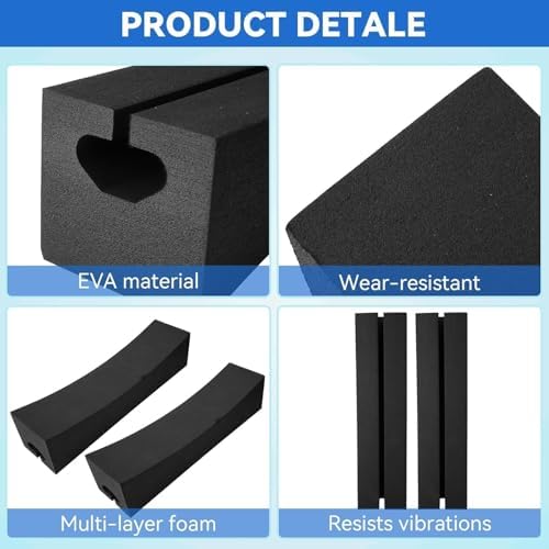 Jadeshay Car Roof Rack Pads for Surfboards, Kayaks and SUPs, Universal Soft - Image 4