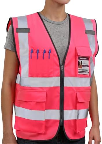Dib Safety Hi Vis Reflective Safety Vest by HighVisibilityWorkwear