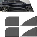 4PCS Car Window Shades, Mesh Side Window Sun Shade, Stretchy Front Rear Window by Unknown