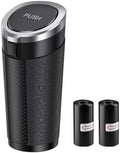 Car Trash Can with Lid, Mini Cup Holder Trash Can with 30 Bags, 900ML by Unknown