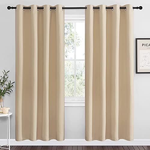 NICETOWN Biscotti Beige Blackout Curtains by NICETOWN