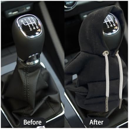 JOYCOURT Car Gear Shift Hoodie Auto Shifter Knob Cover - Image 4