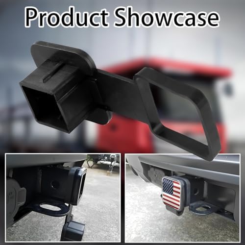 Osilly 2 Inch TPU American Flag Trailer Hitch Cover - Image 4