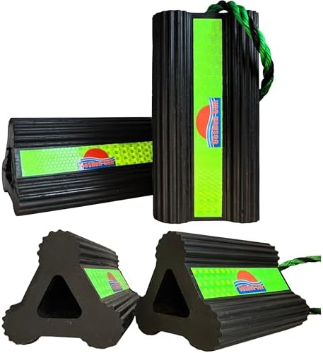 Goshen Sun- Heavy Duty Rubber Wheel Chocks by GoshenSun