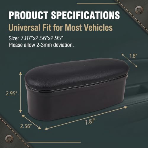 Car Armrest Support Left Elbow Pad, Comfort Retractable Arm Rest Cushion - Image 2