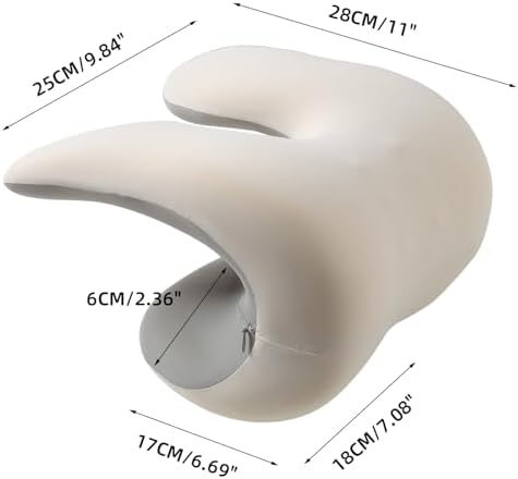 SheRest Office Chair Neck Pillow, Memory Foam Ergonomic Nap Pillow Office Chair - Image 2