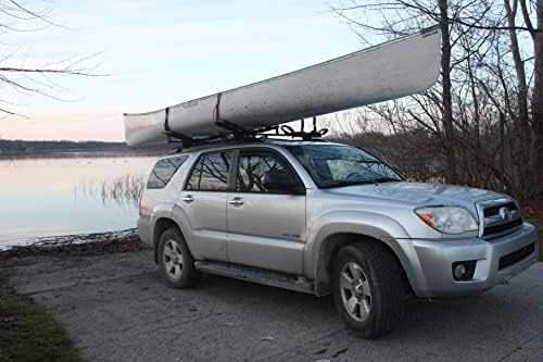 Suspenz Kayak Roof Rack with Tie Down Straps, EZ Roller V-Rack Car Top Carrier - Image 5