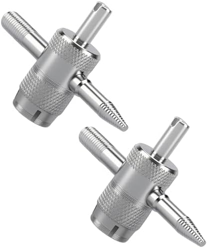 vvag 2PCS 4-Way Valve Stem Core Removal Tool, Tire Valve Core Removal Tool by vvag