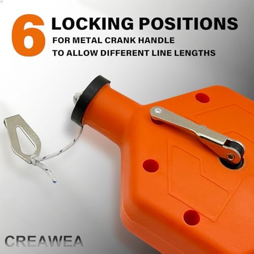 2PCS Heavy Duty Chalk Line, Professional Construction Marking Tool, 100-Foot - Image 3