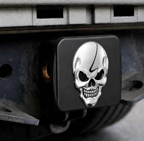eVerHITCH 3D Skull Metal Trailer Hitch Cover - Image 6