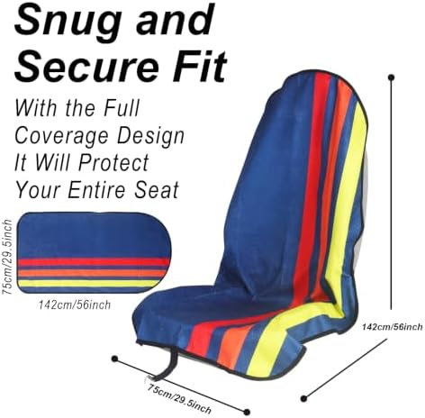 Car Seat Cover Protector Front Seats, - Image 3