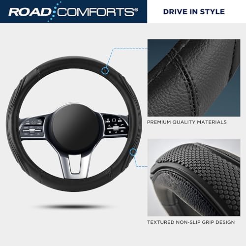 Road Comforts Car Steering Wheel Cover - Image 5