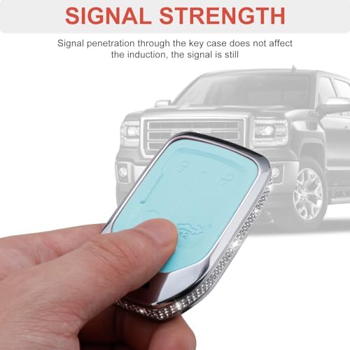 for GMC Key Fob Cover with Keychain, 5 Buttons - Image 6