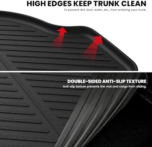 LASFIT Trunk Mat for Honda Accord 2017 2016 2015 2014 2013 - Image 6