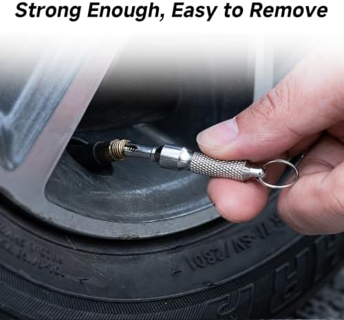 2PCS Tire Valve Stem Removal Tool, Portable Valve Core Remover - Image 4