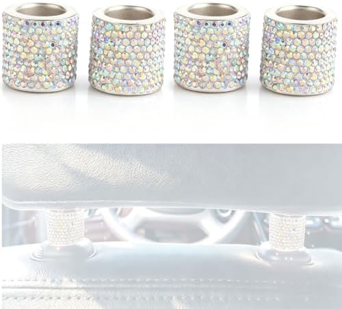 4PCS Bling Auto Headrest Decor Rings by ANTARATILA
