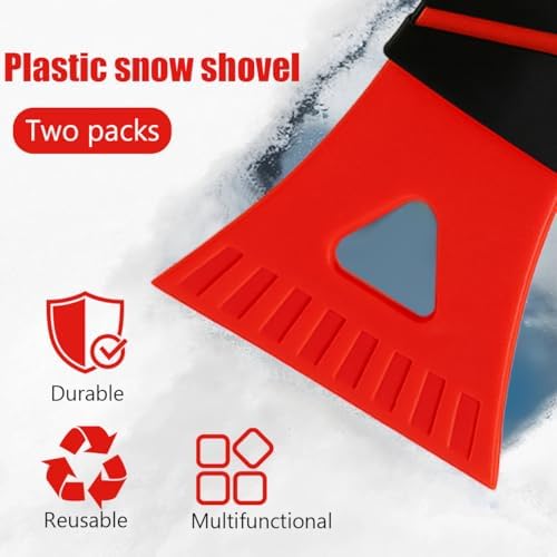 Ice Scraper for Car Windshield, Auto Freezer Shovel Defroster, Universal Fit - Image 3