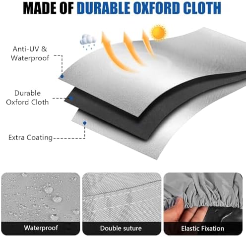 4 Pack Tire Covers, Waterproof Anti-UV Tough Wheel Covers Protector - Image 3