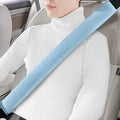 LACDL Extra Long Seatbelt Cover Super Soft Furry by LeadingAComfortableDrivingLife