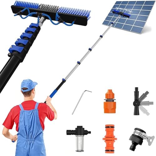 25 FT Reach Solar Panel Cleaning Brush Kit by Unknown