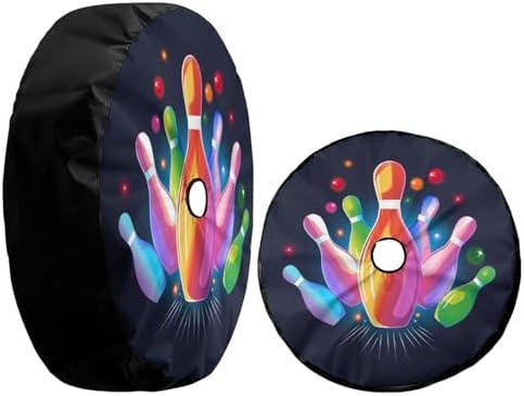 Colors Bowling Balls Spare Tire Cover - Image 3