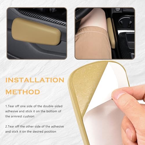 OFBAND 2PCS Elbow Pad Arm Rest, Soft Leather Arm Rest Pillow - Image 6