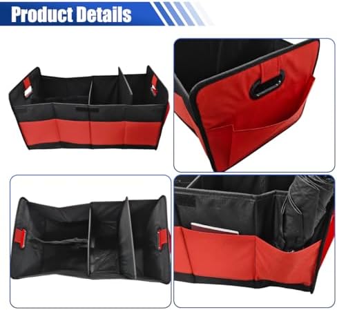 Car Trunk Organizer, 65L Collapsible Auto Storage Box - Image 3
