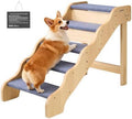 VEVOR Wood Pet Stairs, 5-Step Dog Stairs by VEVOR