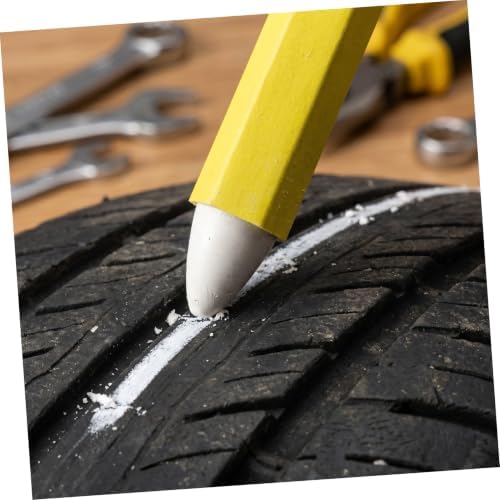 Beavorty White Tire Marker Crayons 12pcs Waterproof - Image 6