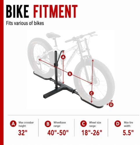 Hitch-Mount Bike Rack for Ebike Heavy-Duty - Image 5