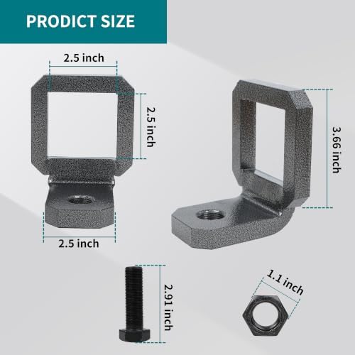 Anti Rattle Hitch Clamp 2.5" Heavy Duty Steel Hitches - Image 2