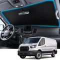 Wigoo for Ford Transit Windshield Sunshade, Custom Fit, Keeps Interior Cool by wigoo