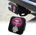 2 Inch Skeleton Hand Sexy Lips Trailer Hitch Cover Rubber Receiver Tube Plug Cap by Unknown