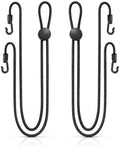 2 Pack Under Seat Bag Strap for Airplane Travel, Backpack Legroom Extender by Dotshnk
